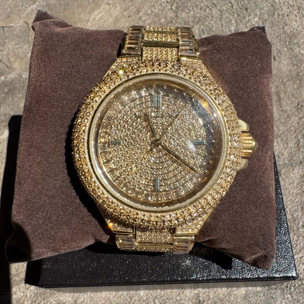 Michael Kors Camille Pavé Gold-tone Women’s Watch